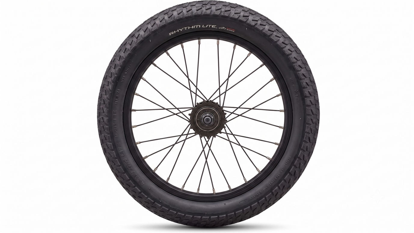גלגל אחורי עם בלם מובנה חישוק 16", ALLOY, 110MM , 28H