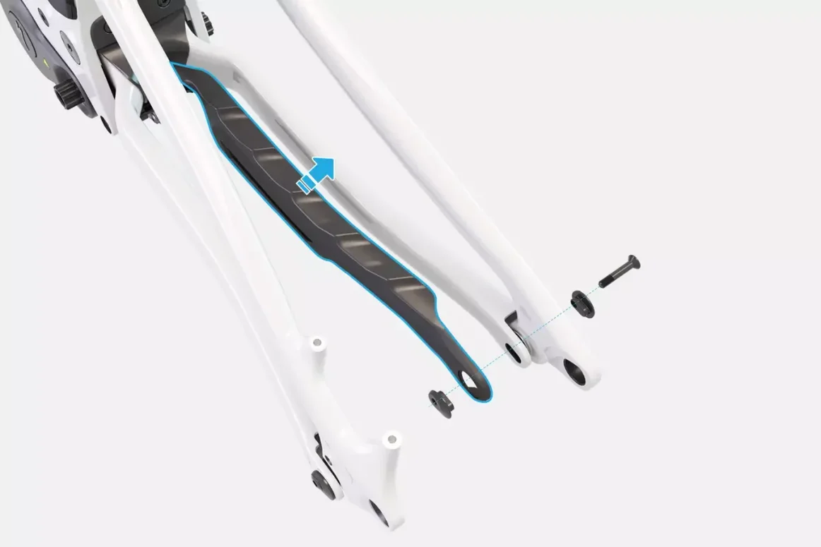 מגן קורת שרשרת CSP MY25 LEVO 4, CHAINSTAY PROTECTOR, CO- MOLDED, BOLT-ON