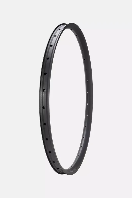 rim my23 oe traverse, 27.5, rear, alloy, 32h, disc, 30mm internal - black w/ charcoal s-logo dcl