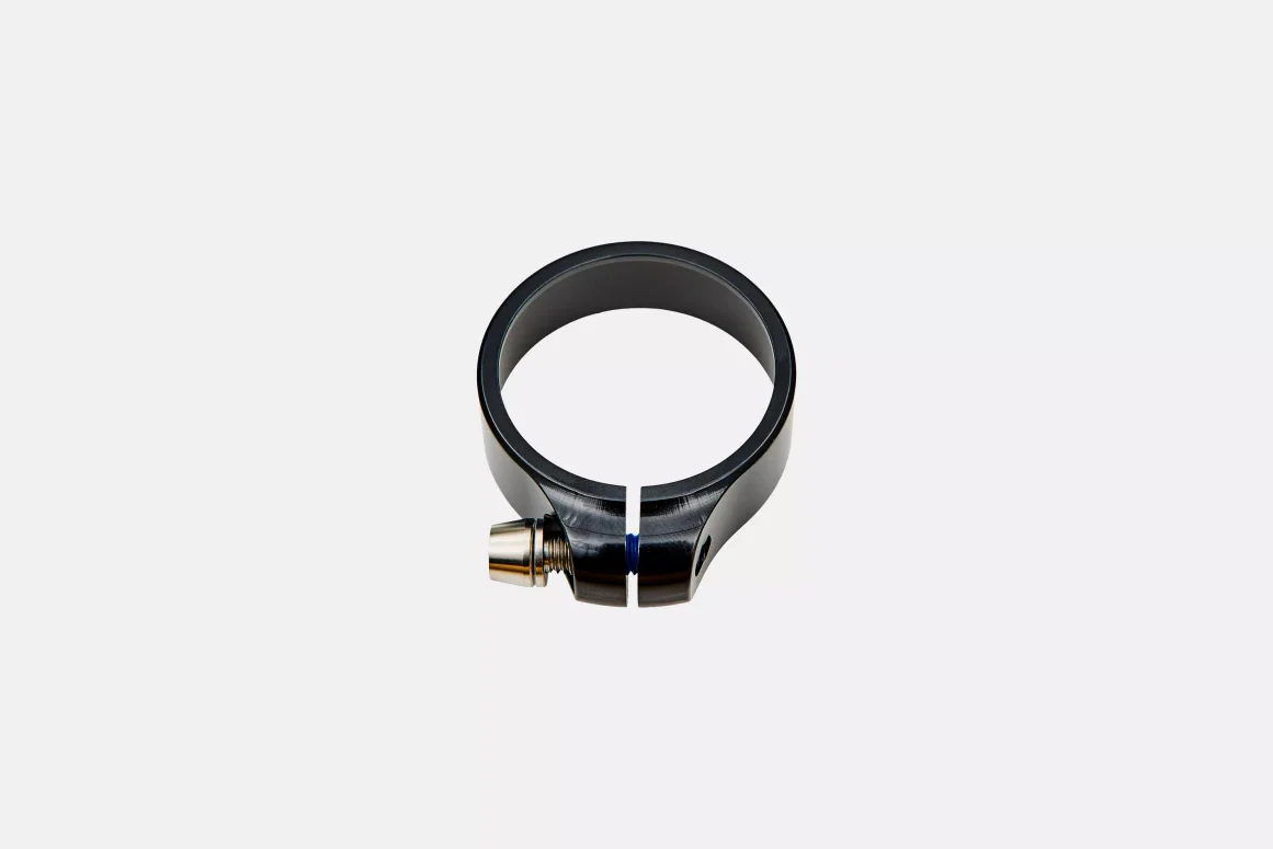 STC 34.9MM SEATPOST CLAMP, BOLT-ON COLLAR, W/TI BOLT (V2)