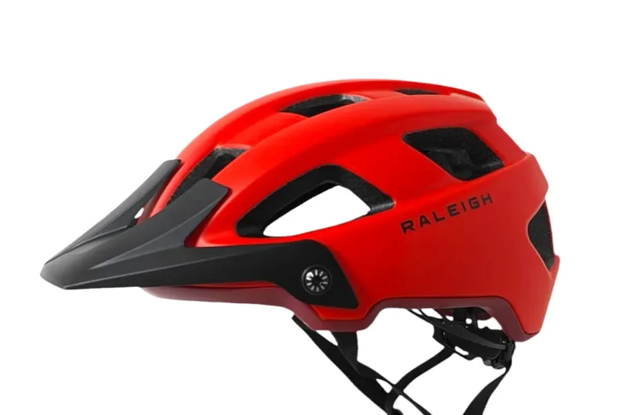 קסדת לרכיבת שטח RALEIGH L אדום מט