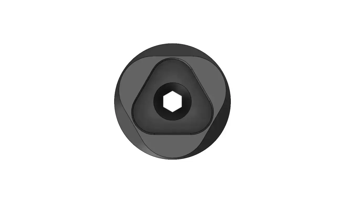 S34 - מפתח ראש משולש Headset Top cap 20mm triangular trail tool