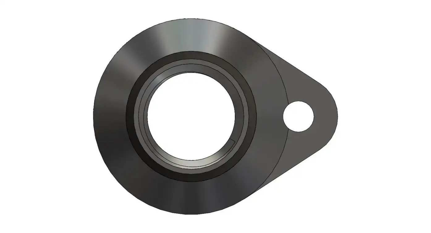 S48 - אום סגירה לאוזן Lock nut for D830 M12X1.5 thread