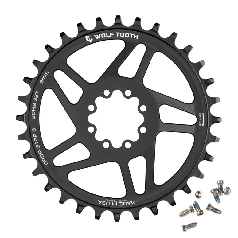 גלגל שנייםSDM8-32 DIRECT MOUNT CHAINRING FOR SRAM 8 BOLT MOUNTAIN CRANKS DROP STOP B 32T 3 MM OFFSET