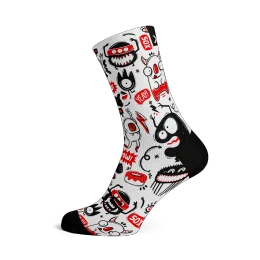 Monster Casual Crew Socks 'גרבי רכיבה במידה לארג