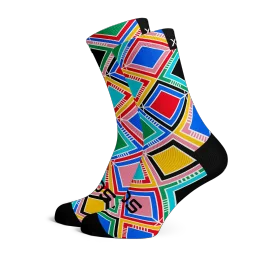 Zulu Heritage Crew Socks 'גרבי רכיבה במידה לארג