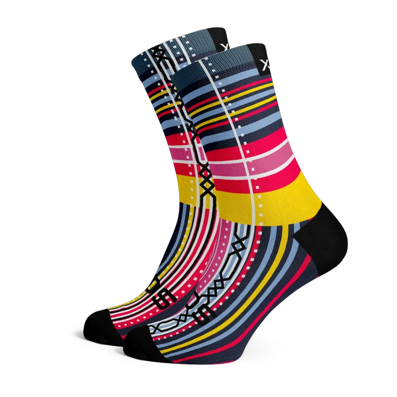Venda Heritage Crew Socks 'גרבי רכיבה במידה לארג