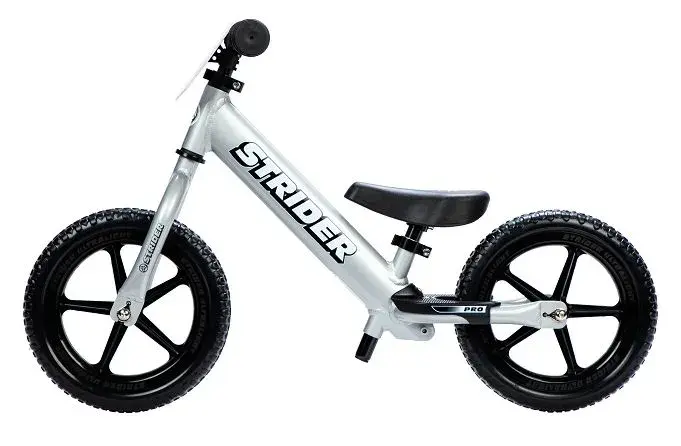 אופני איזון Strider 12 Pro Balance Bike - Silver