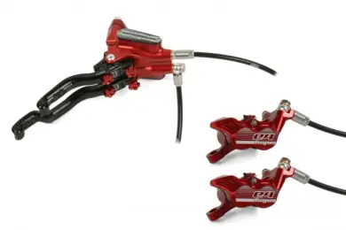 סט בלם כפול ליד אחתTech 3 DUO E4 - No Rotor - Red - L/H