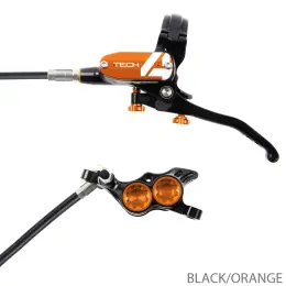 סט בלם Hope Tech 4 E4 - No Rotor - Black/Orange - L/H