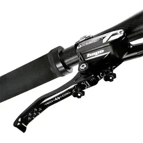 סט בלם Tech 4 V4 -  Black/Red - BRAIDED -R/H