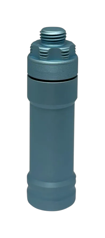 ערכת מיני לתיקון צמיג טיובלס בצבע תכלת עם אפשרות הברגה למתן CO2