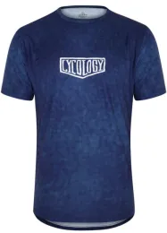 Cycology חולצת ריצה/אימון לגבר כחול/לבן