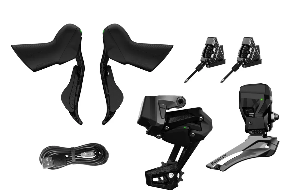 מערכת הילוכים אלחוטית לאופני כביש הידראלי עם שיפטרים מאלומיניום