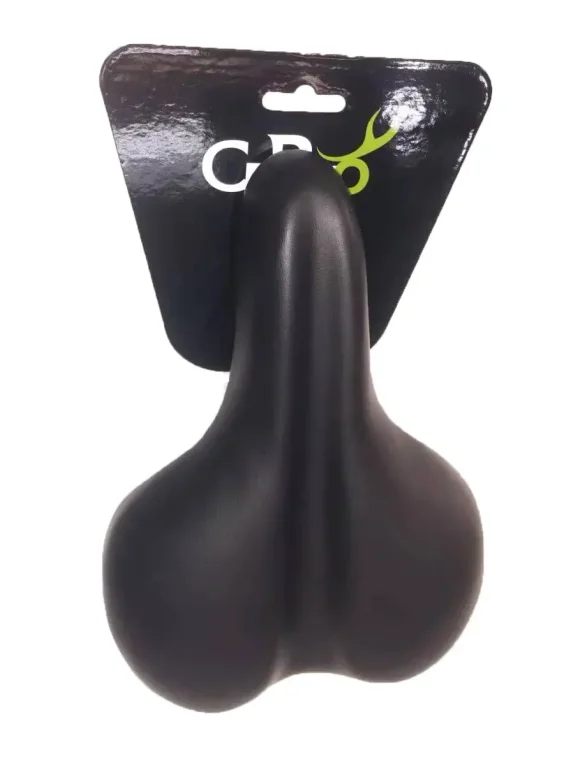 אוכף שחור עם חבק במידות 184mm x 258mm