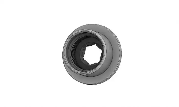 S25 - אום סגירה לאוזן   nut for D747 2015 Sixfi Fronty 720 7500- Haibike Attack RX Pro