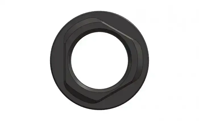 S35 - אום ראש משולש לאוזן M17x1 triangular nut for D294