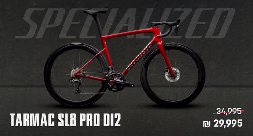 מבצע אופני כביש TARMAC SL8 PRO DI2
